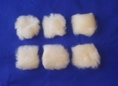 Orthopedic Sheep's Wool Coccyx Cushion for Tailbone Pain Relief - Comfortable Seat Cushion for Office Chairs, Car Seats & Wheelchairs