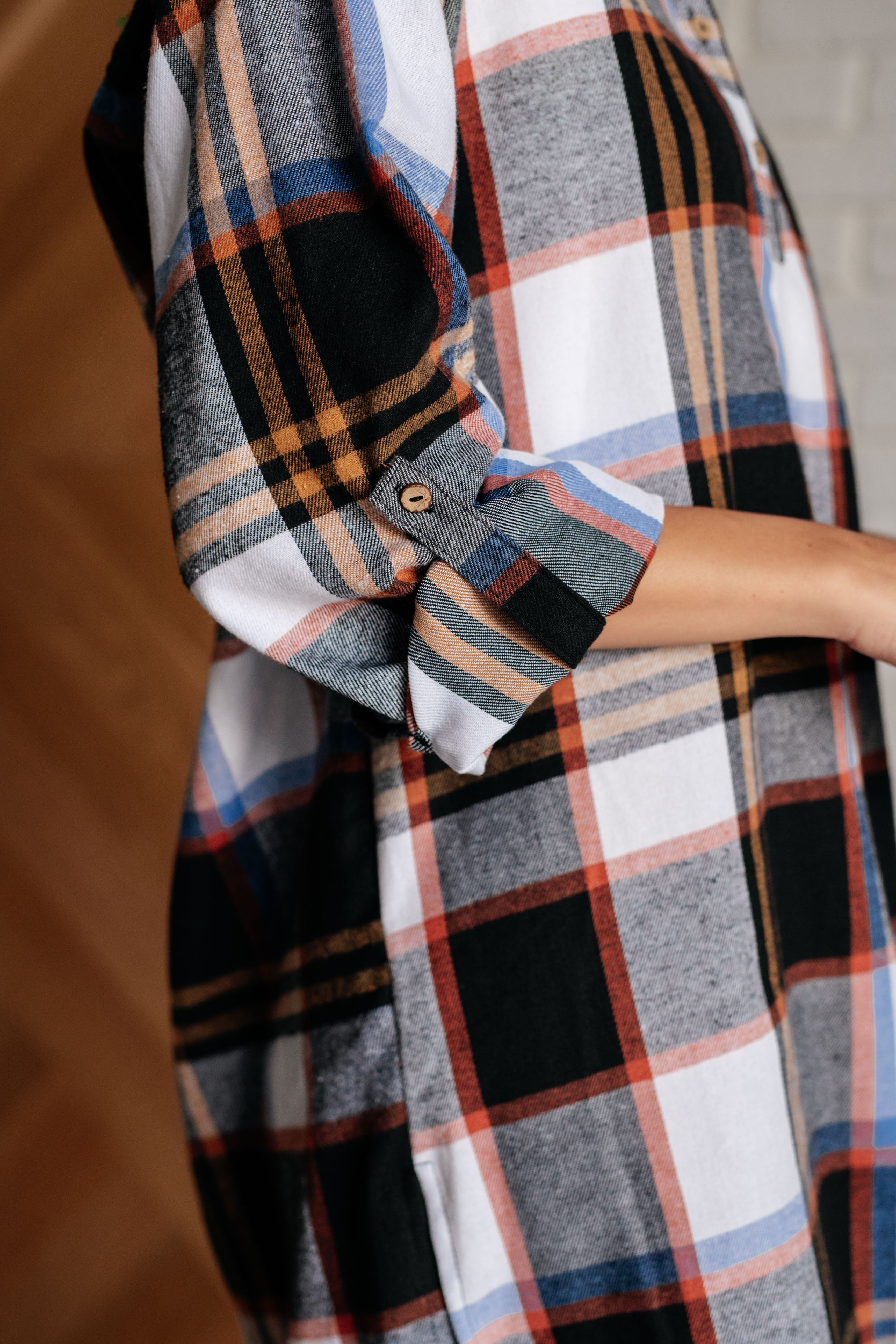 Stylish Plaid Shirt Dress for Women - Trendy Casual & Office Wear - Perfect for Fall Outfits, Date Nights and Layered Looks