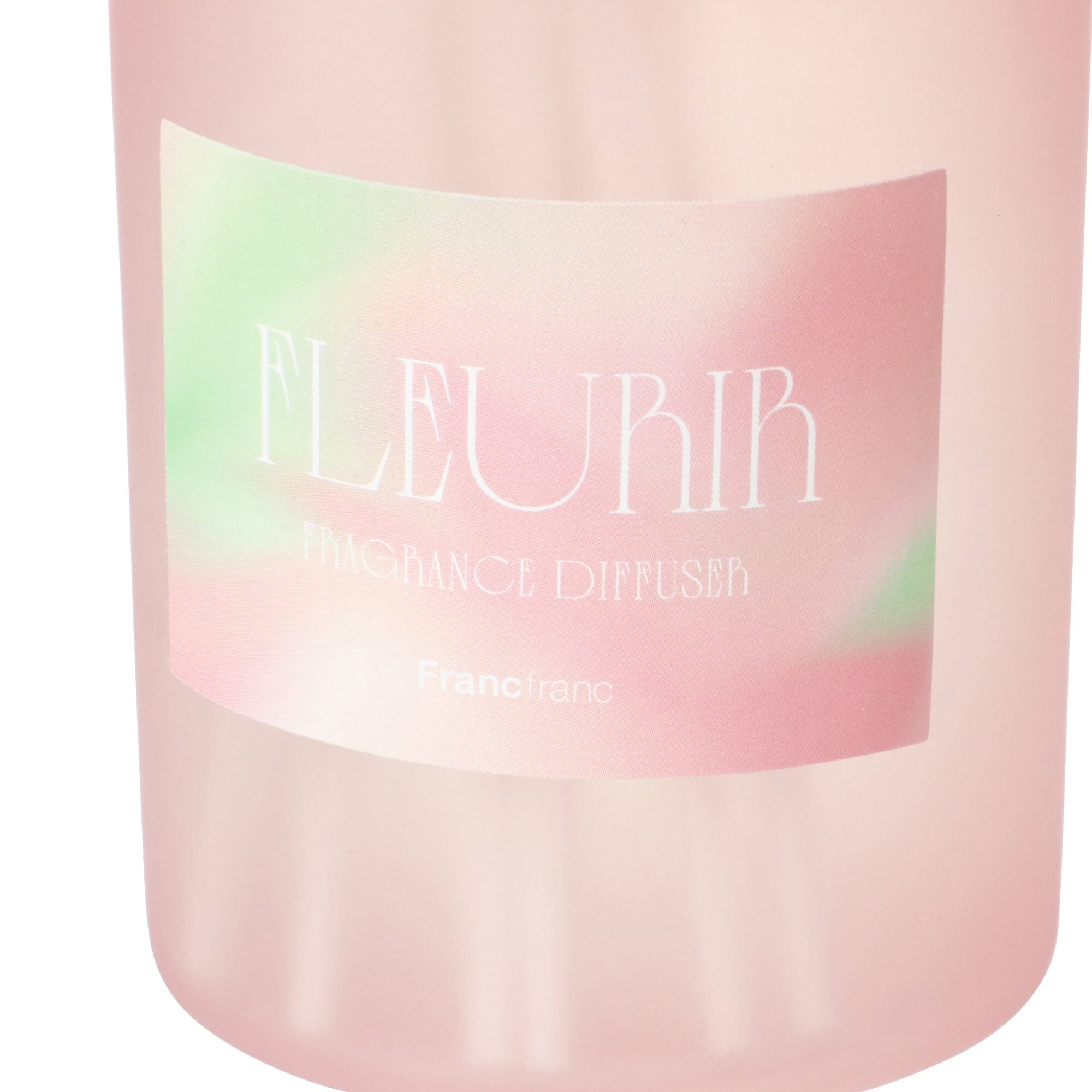 Fleurir Pink Fragrance Diffuser - Deep Amber & Floral Scented Essential Oil Reed Diffuser for Home, Office, Bedroom & Bathroom Aromatherapy