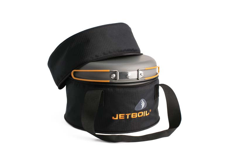 Jetboil Genesis 2 Basecamp System - Portable Camping Stove with 2 Burners, Orange | Perfect for Backpacking, Hiking & Outdoor Cooking Adventures
