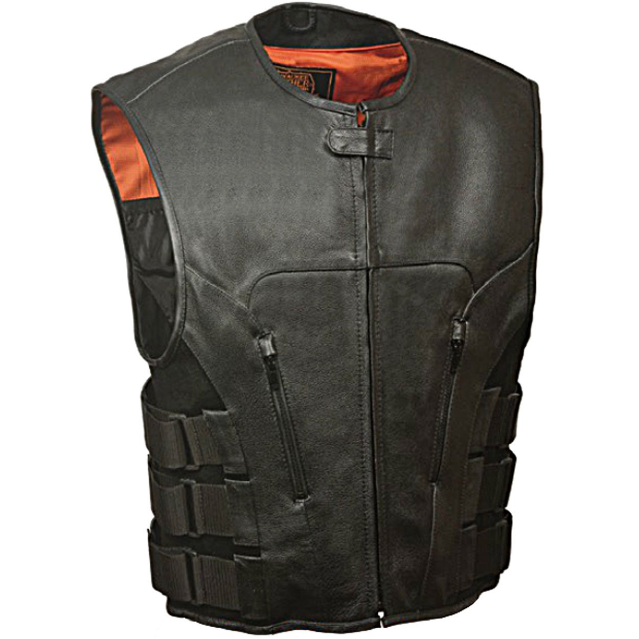 Tactical SWAT Style Men's Zipper Front Vest - Lightweight & Durable for Outdoor, Airsoft & Military Enthusiasts
