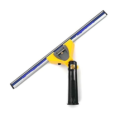 Professional Window Cleaning Swivel Squeegee Kit - Heavy Duty Window Cleaner with Brush, Floor Squeegee & Complete Cleaning Tools for Home, Office & Commercial Use - Perfect for Glass Doors, Shower Screens & Storefront Windows