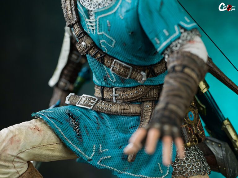 Creation Studio Link The Legend of Zelda Link Action Figure - Collectible Video Game Character Statue for Nintendo Fans | Perfect for Display, Gaming Room Decor, and Gift for Zelda Lovers