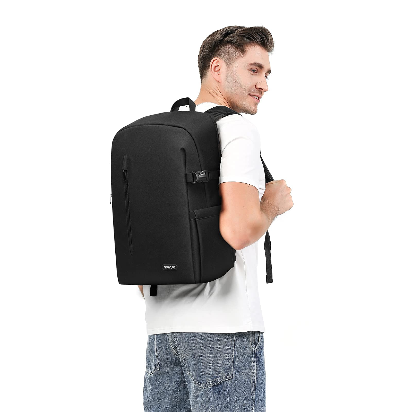 MOSISO DSLR Camera Backpack - Waterproof SLR/Mirrorless Photography Bag with Quick Side Access & Tripod Holder, Fits 15-16 Inch Laptop - Compatible with Canon Nikon Sony Cameras (Black) - Perfect for Travel, Hiking, and Professional Photography