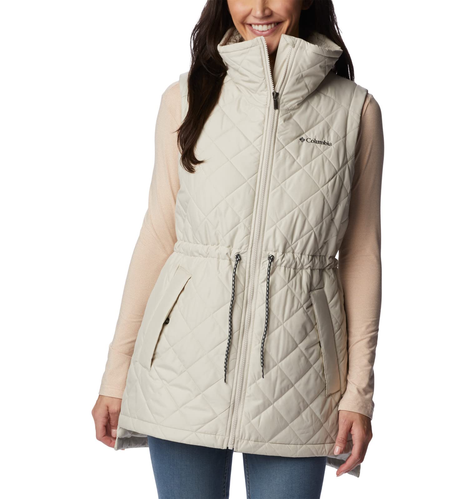 Columbia Women's Copper Crest Mid Vest - Lightweight Insulated Puffer Vest for Hiking, Running & Outdoor Activities