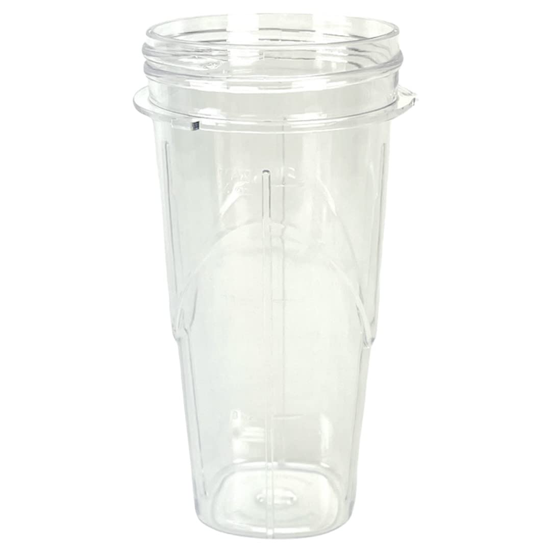 24 oz Blender Cup with Lid - Stainless Steel Blade, Jar Bottom Cap & 2 Gaskets - Replacement Parts Compatible with Oster Pro 1200 Blender - Perfect for Smoothies, Shakes & Food Prep
