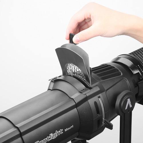 Aputure Spotlight Mount Set with 36 Degree Lens - Professional Studio Lighting Kit for Photography & Videography - Perfect for YouTube, Film Sets, and Live Streaming