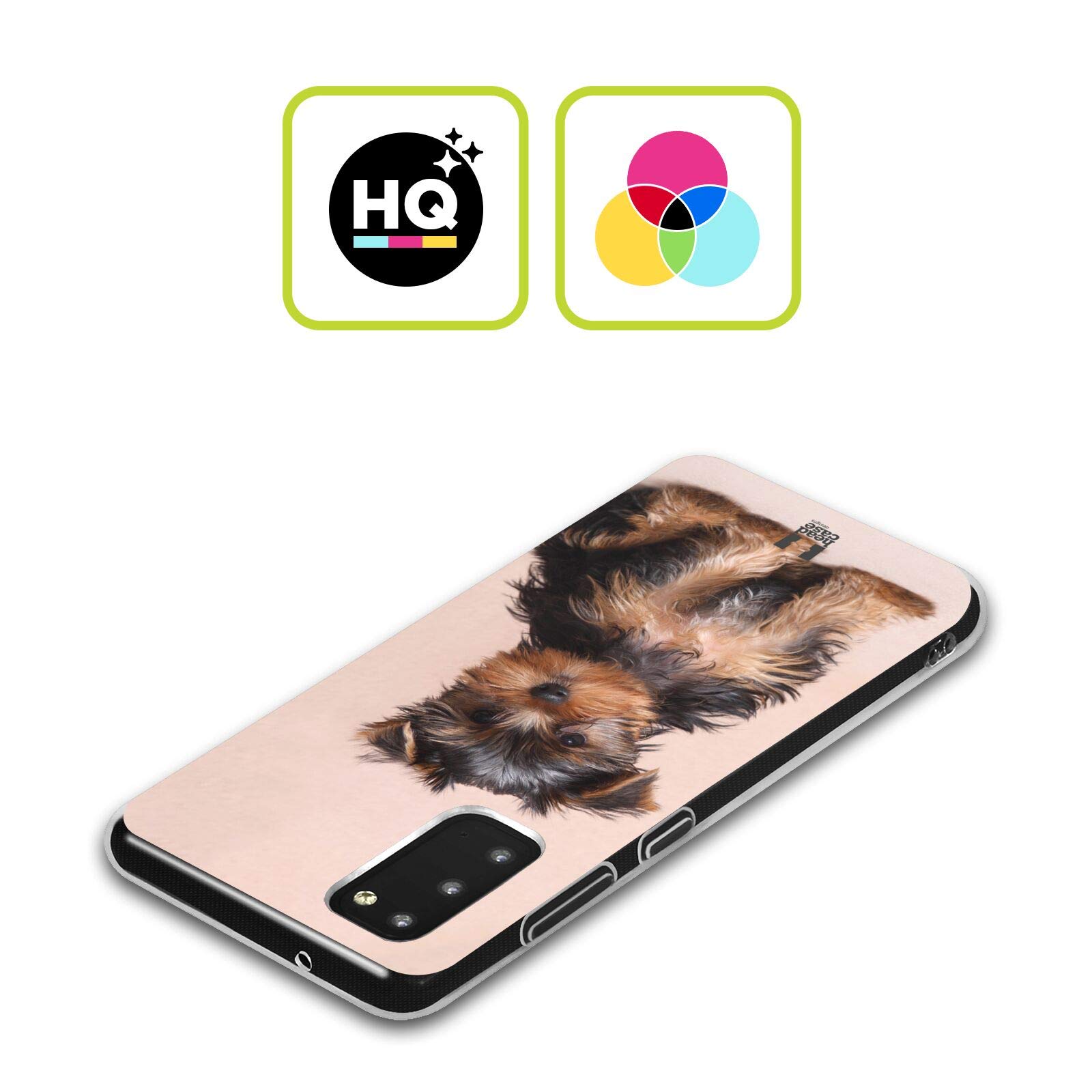 Head Case Designs Yorkshire Terrier Puppy Soft Gel Phone Case for Samsung Galaxy A13 5G (2021) - Cute Protective Cover for Dog Lovers, Everyday Use & Gift Giving