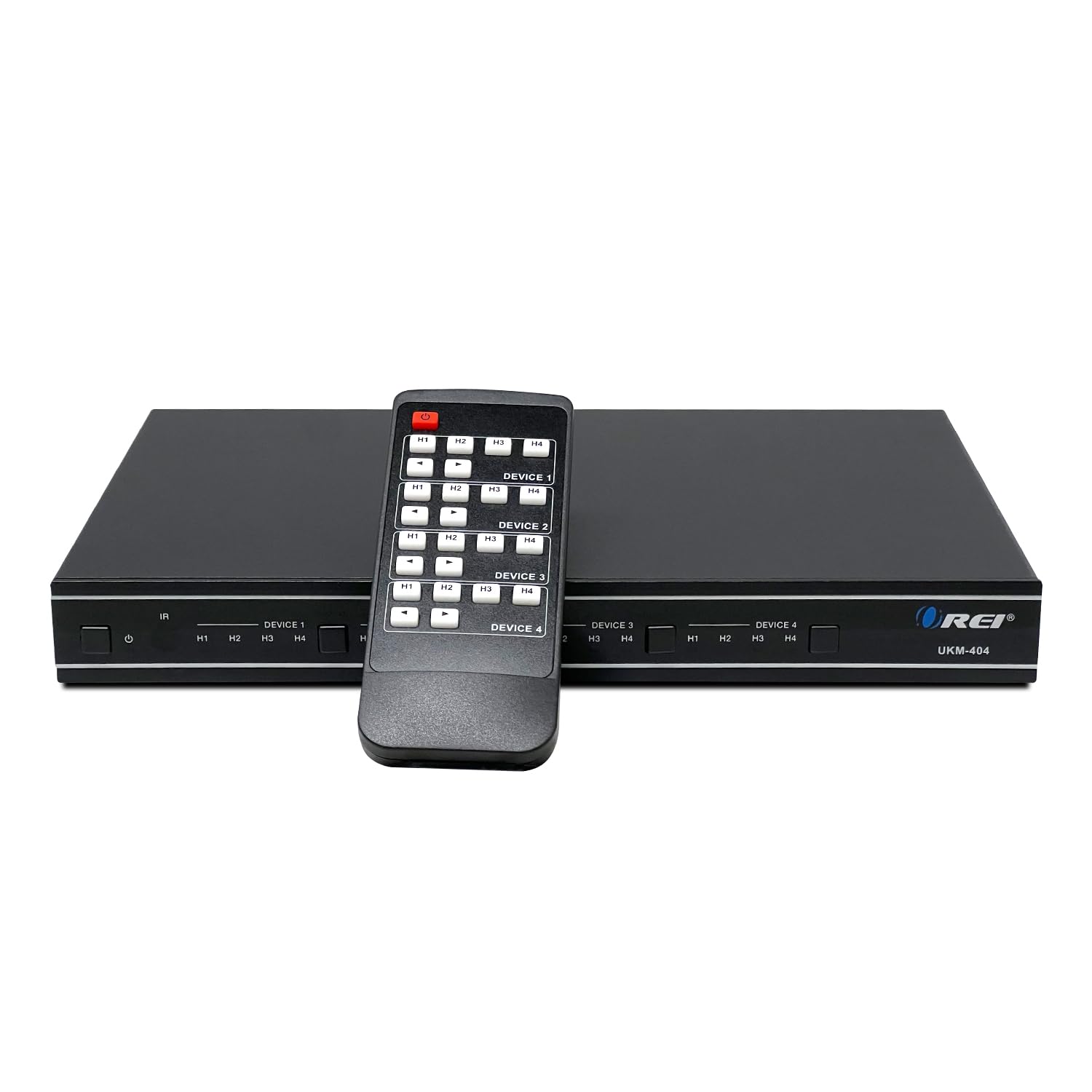 OREI USB 3.0 4x4 Matrix Peripheral Sharing Switch - Connect 4 USB Devices to 4 Computers for PC, Printer, Scanner, Mouse & Keyboard Sharing - Ideal for Office, Home & Multi-Monitor Workstations - IP/Remote Control Supported