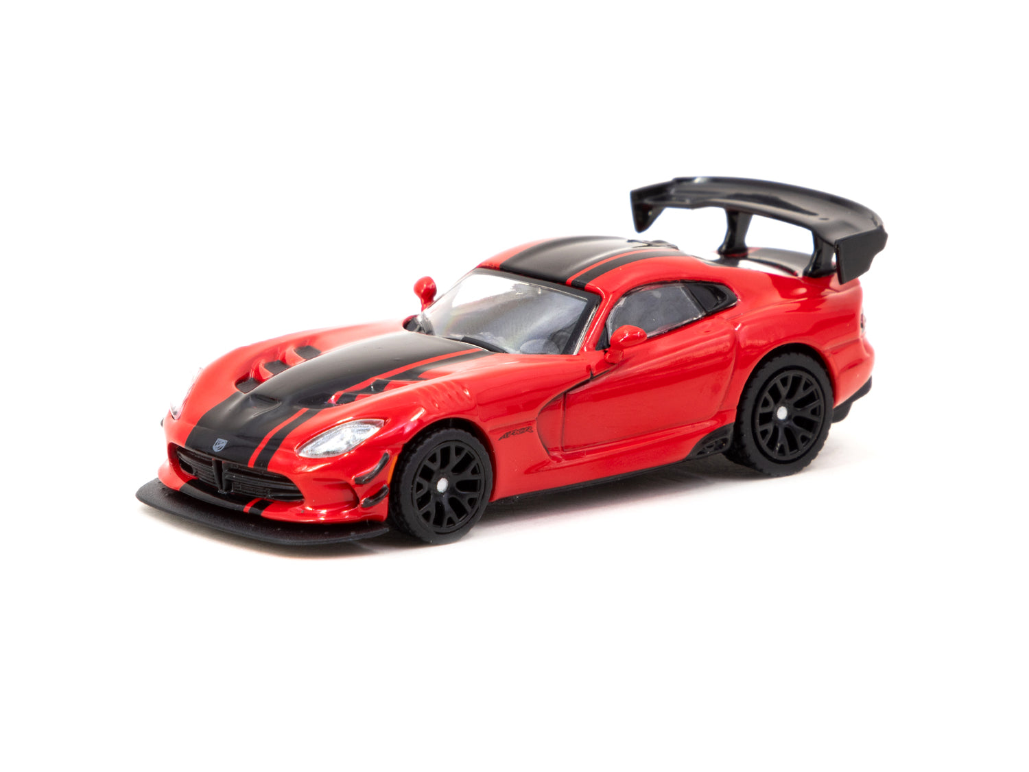 Tarmac Works 1/64 Scale Dodge Viper ACR Extreme Red Diecast Model Car - Perfect for Collectors, Display, and Racing Scenes