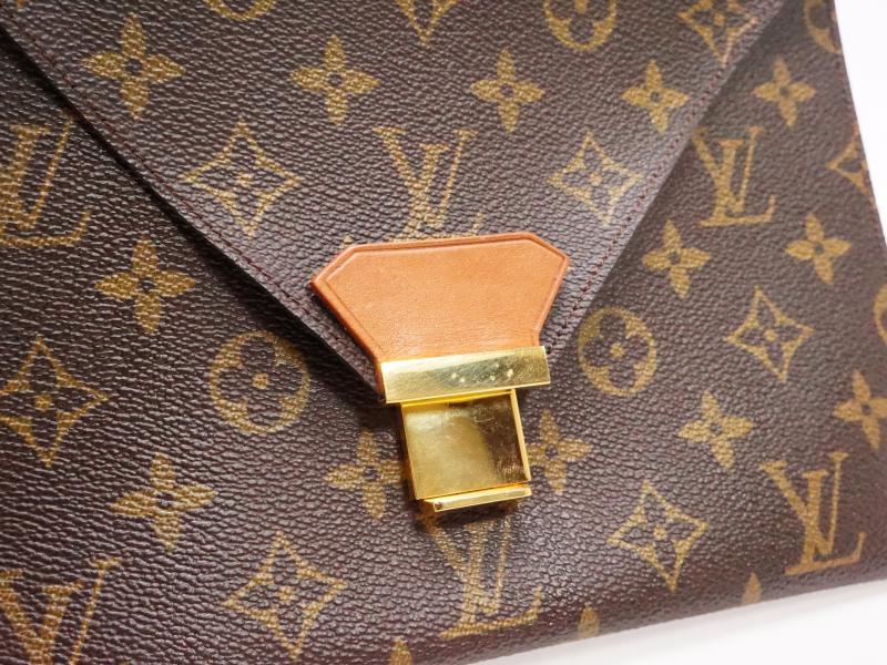 Authentic Pre-Owned Louis Vuitton Vintage Monogram Pochette Plate 24 Document Case No.49 220100 - Luxury Vintage LV Organizer for Documents, Passports & Business Essentials