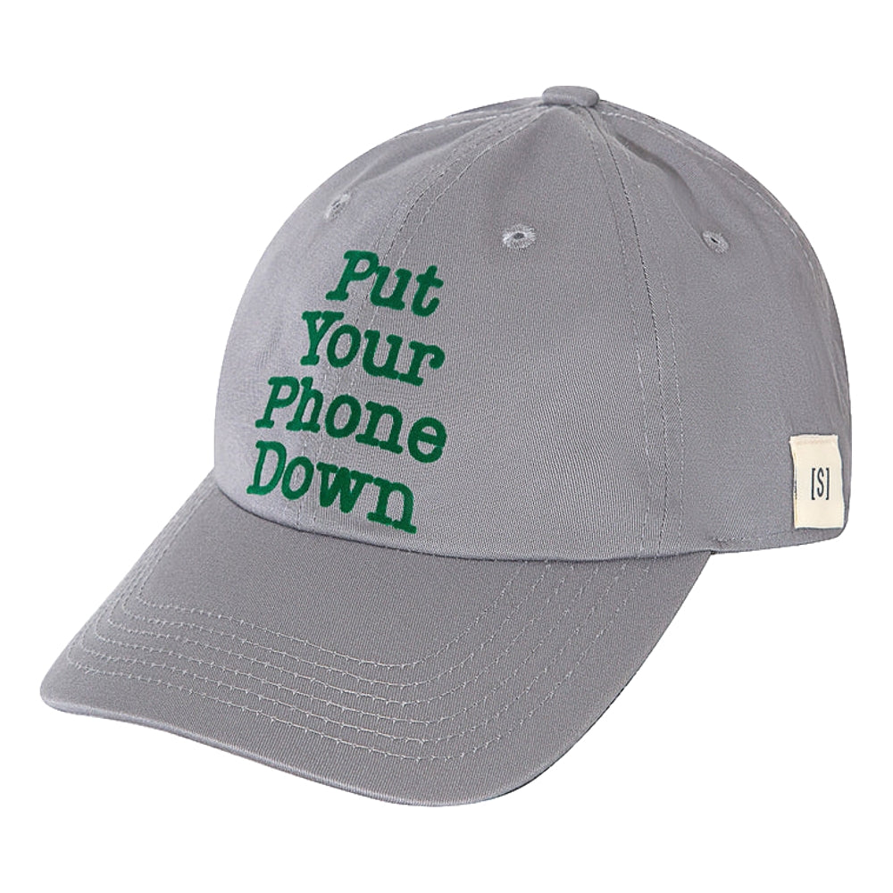 ASUSL Phone Down Dad Cap - Light Grey Baseball Hat for Men - Casual Outdoor Wear for Sports, Travel & Daily Use