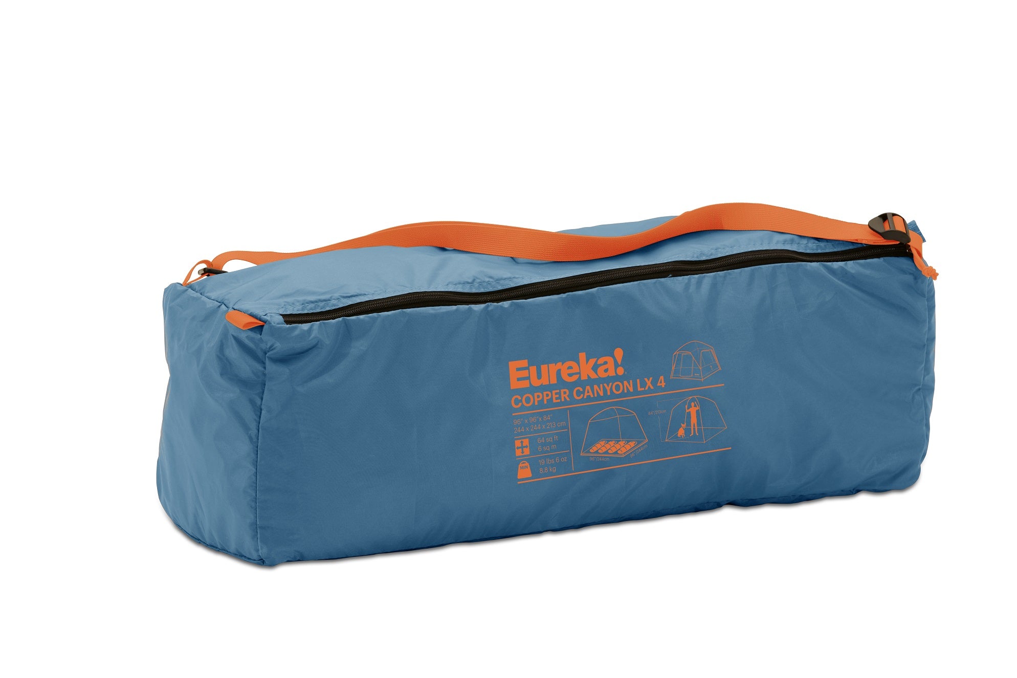 Eureka Copper Canyon LX 4-Person Camping Tent - Lightweight, Spacious & Weatherproof for Outdoor Adventures, Hiking & Family Camping Trips
