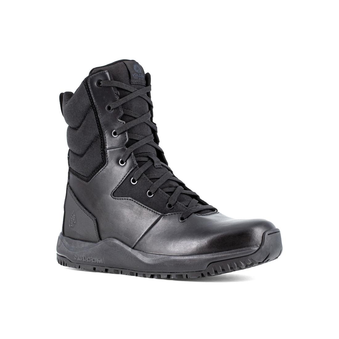 8 Inch Tactical Soft Toe Work Boots for Men - Black | Durable & Comfortable for Construction, Hiking & Outdoor Activities