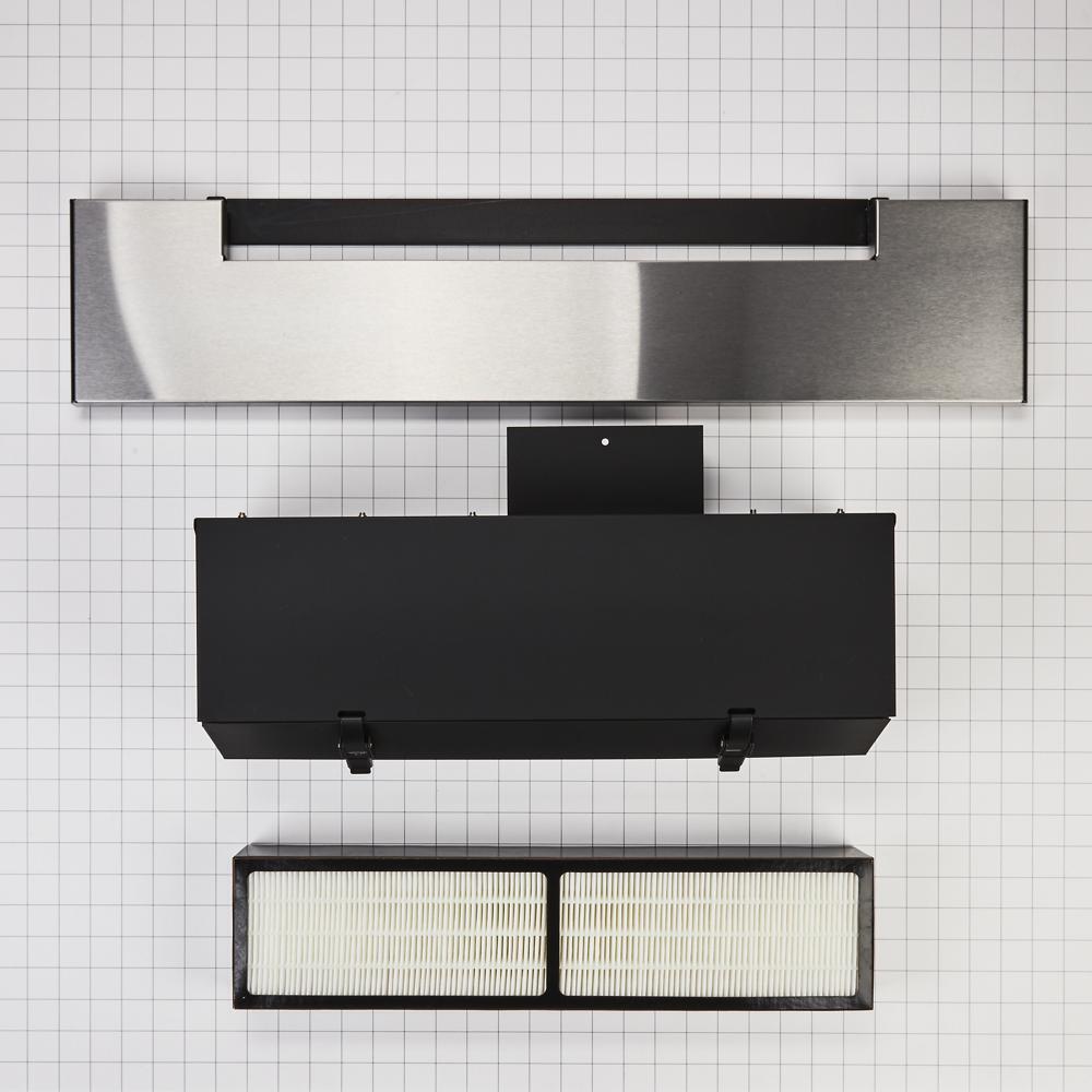 Amana W10768190 Ductless Downdraft Vent Kit - Stainless Steel Range Hood for Kitchen Islands | Perfect for Gas Cooktops, Electric Stoves & Open Concept Homes