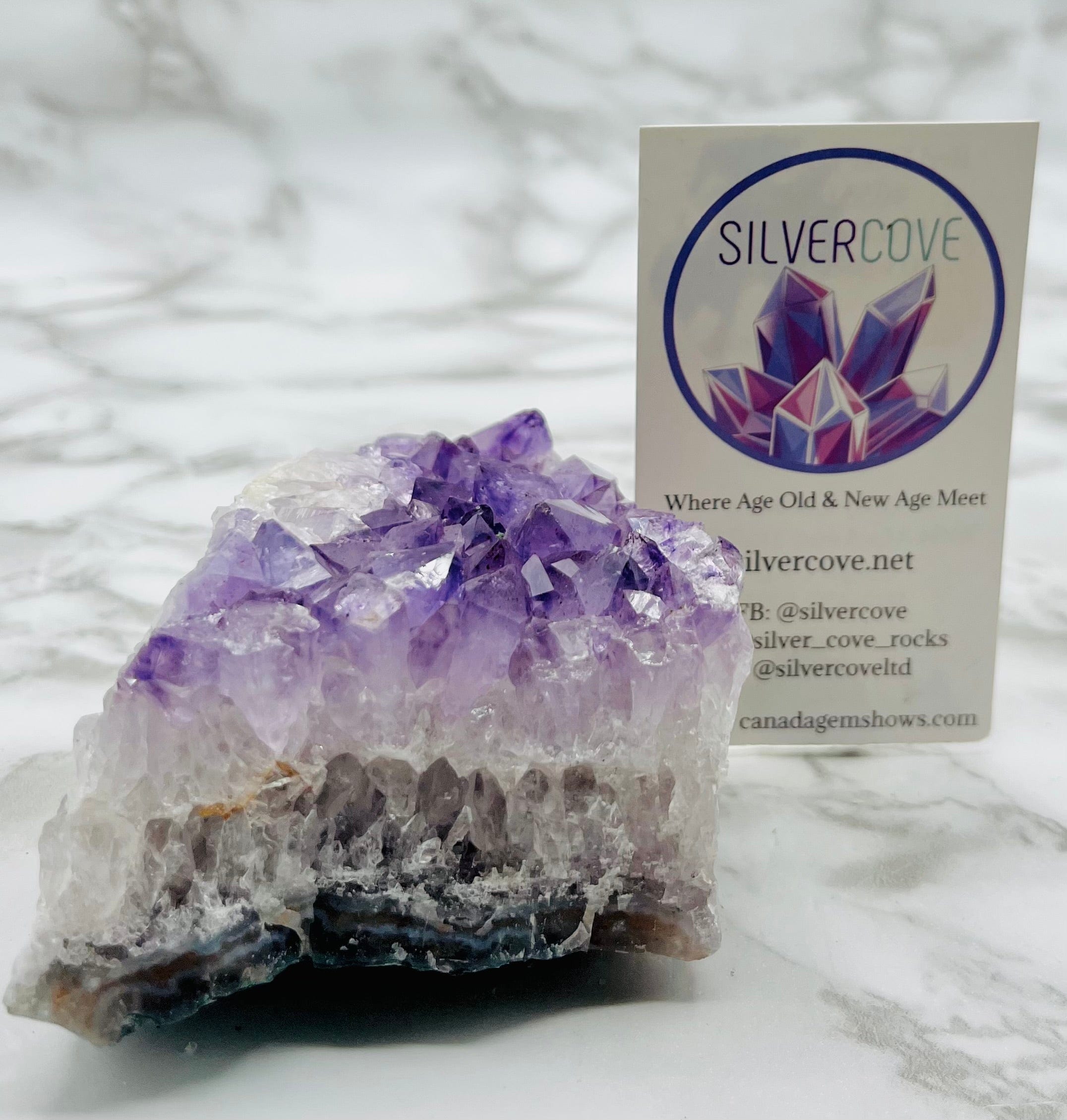 Natural Amethyst Crystal Cluster Specimen - Healing Stone for Meditation, Home Decor, and Spiritual Gifts | Perfect for Reiki, Feng Shui, and Crystal Collections