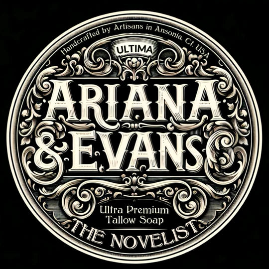 Ariana & Evans The Novelist Shaving Soap - Premium Men's Grooming Soap for Smooth Shaving & Skin Care - Perfect for Daily Shaving Routine & Gift Sets