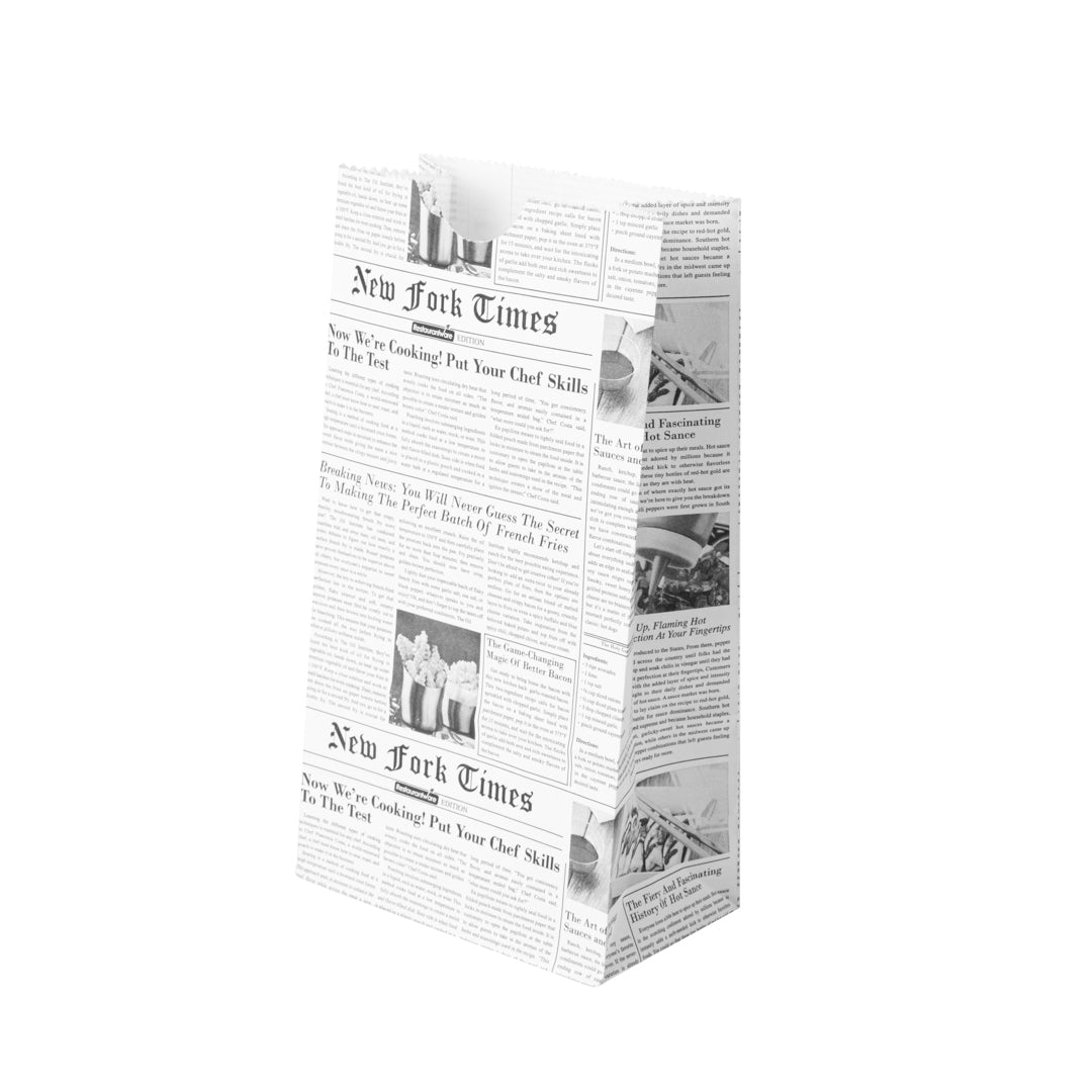 Eco-Friendly Kraft Paper Bags 2lb Capacity - 4.25