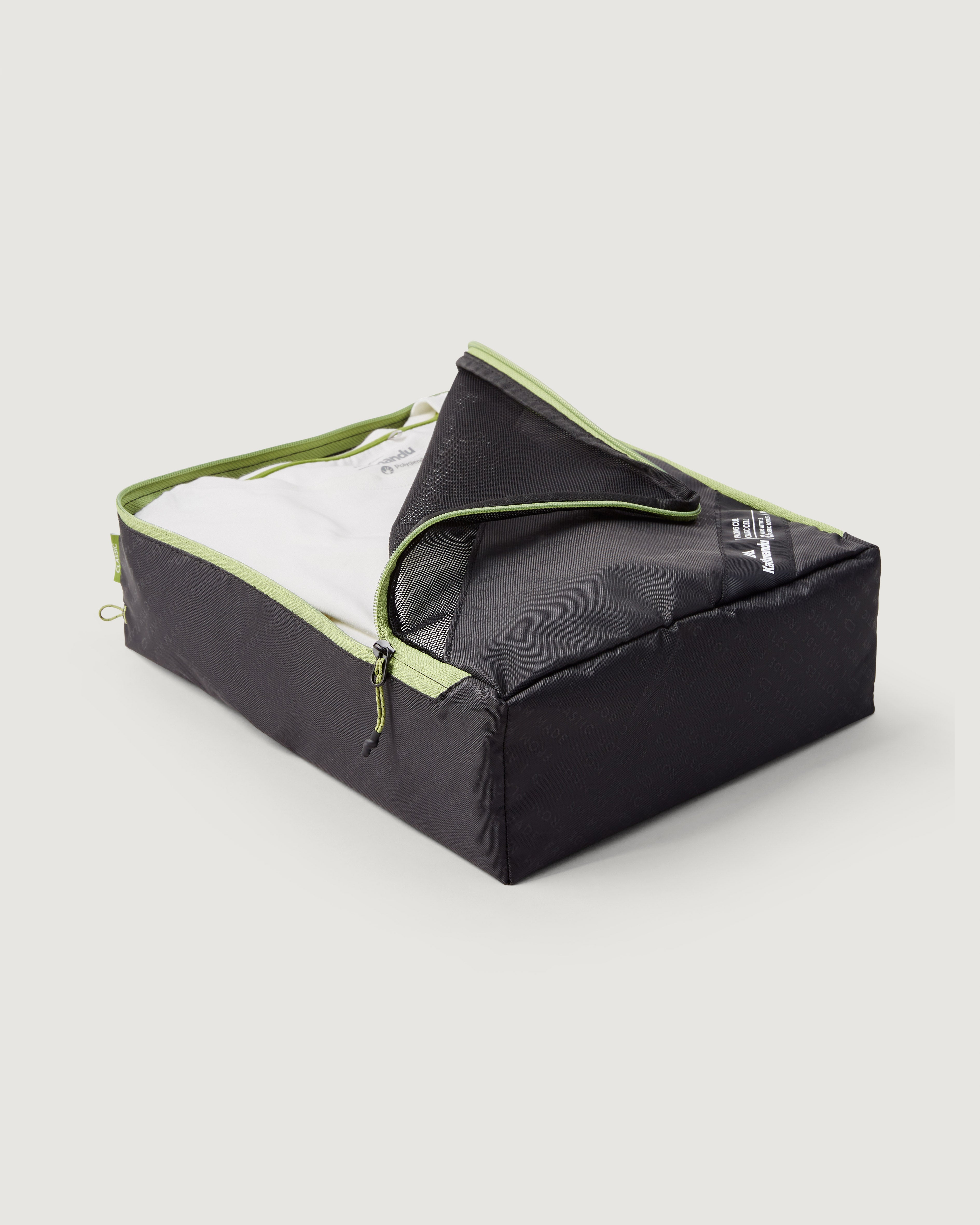 Premium Packing Cubes for Travel - Classic Medium Size with Mesh Panel (Black) - Perfect for Organizing Clothes in Suitcases & Carry-Ons