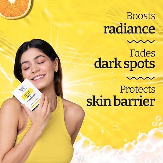Brightening Body Wash with Vitamin C & Alpha Arbutin - Glowing Skin Bodywash for Dark Spot Reduction & Even Skin Tone - 30X Vitamin C & Camu Camu Extract - Unisex Hydrating Shower Gel (236ml) - Perfect for Daily Skincare Routine & Post-Workout Refreshment