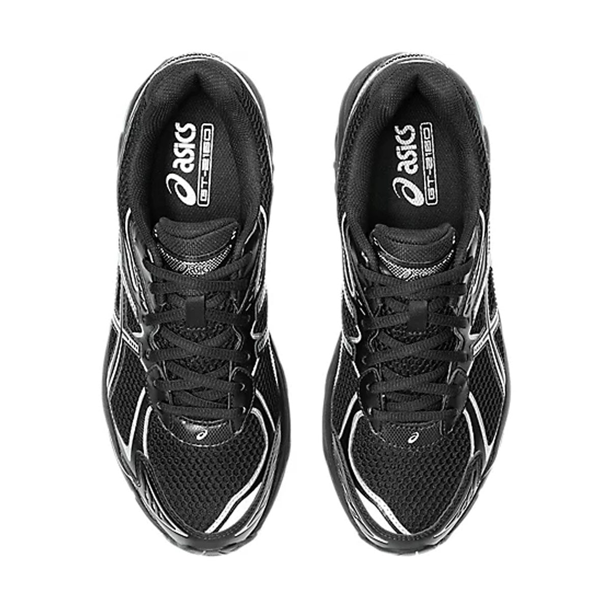 ASICS GT-2160 Running Shoes for Men - Black & Pure Silver - Lightweight Cushioned Sneakers for Jogging, Gym Workouts & Daily Wear