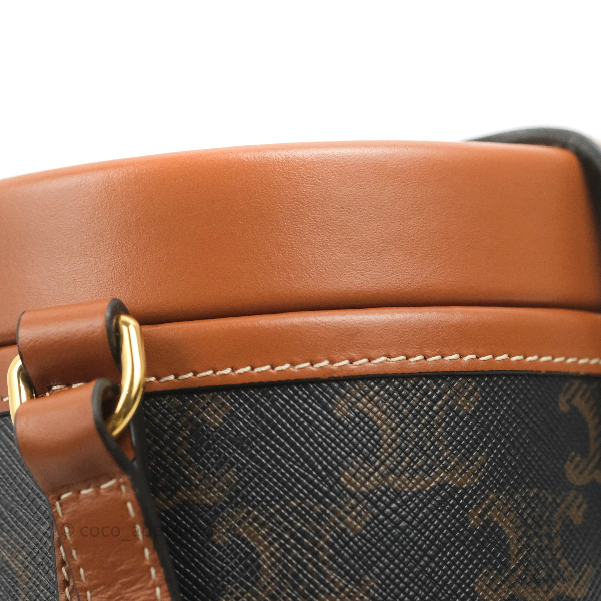 Celine Small Tambour Triomphe Canvas Shoulder Bag - Luxury Designer Handbag for Women | Perfect for Work, Travel & Everyday Use