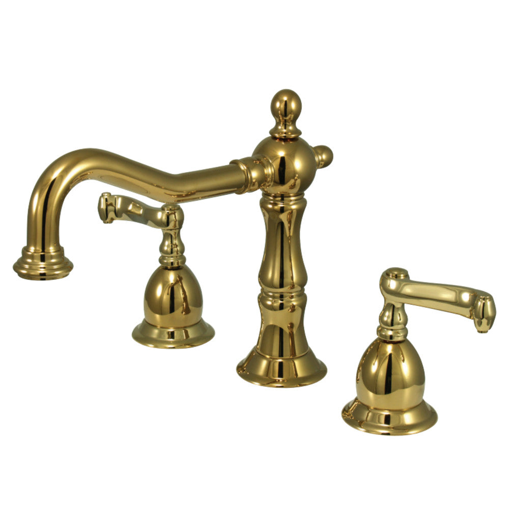 Heritage 8 Inch Widespread Bathroom Faucet with Lever Handles - Perfect for Modern Vanities and Luxury Bathroom Renovations