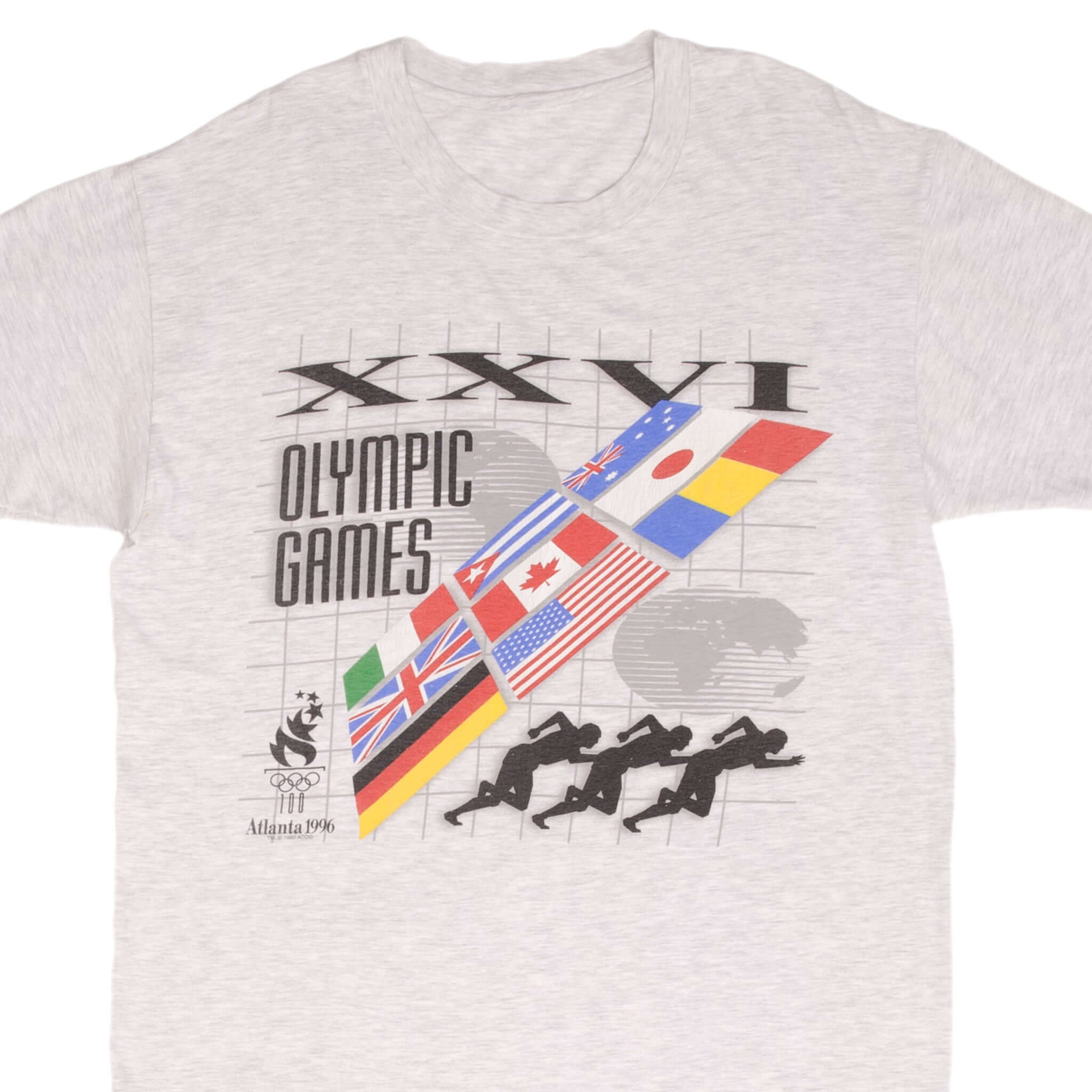 Vintage 1996 Atlanta Olympics XXVI Tee Shirt - Large Size - Retro Sports Fan Apparel for Collectors & Casual Wear