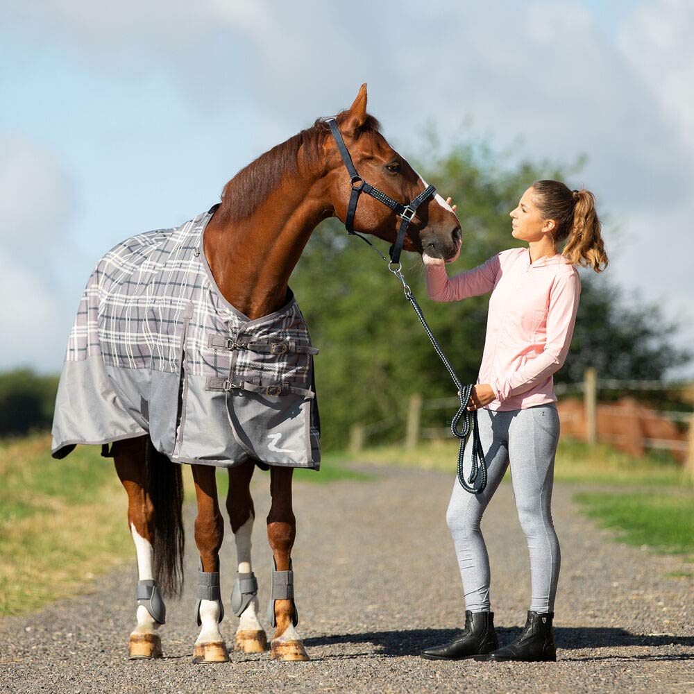 HORZE Women's Leigh Full Seat Equestrian Riding Tights with Phone Pocket - Breathable & Stretchy for Horseback Riding & Training