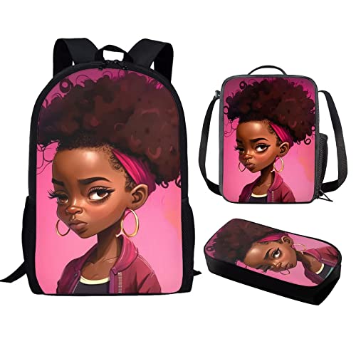 African Girl Pink