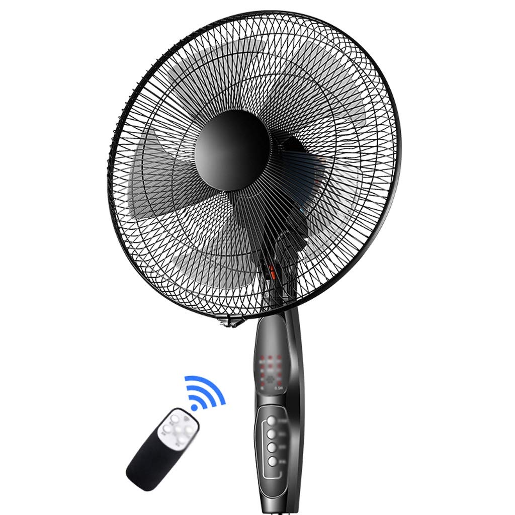Portable Stand Fan with Remote Control - 3-Speed Oscillating Pedestal Fan for Home, Office & Travel | Quiet Cooling with Timer & Manual Controls | Perfect for Bedrooms, Living Rooms & Workspaces
