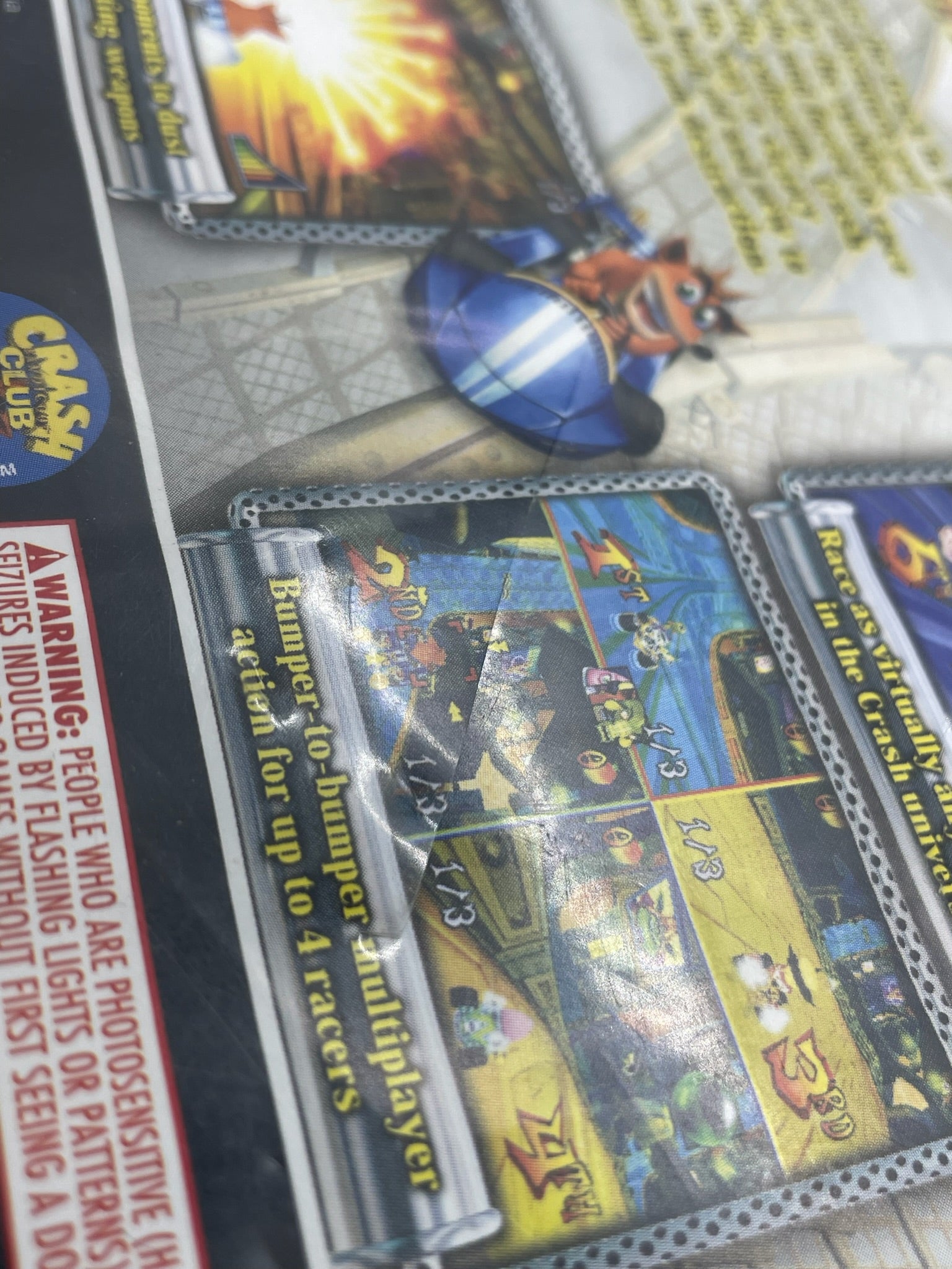 Crash Nitro Kart Game for Nintendo GameCube - Complete with Manual (PAL Version) | Perfect for Retro Gaming & Collectors