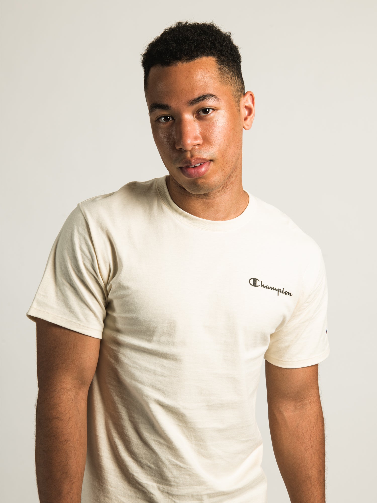 Champion Classic Script Logo T-Shirt - Men's & Women's Casual Cotton Tee - Perfect for Gym, Streetwear & Everyday Outfits
