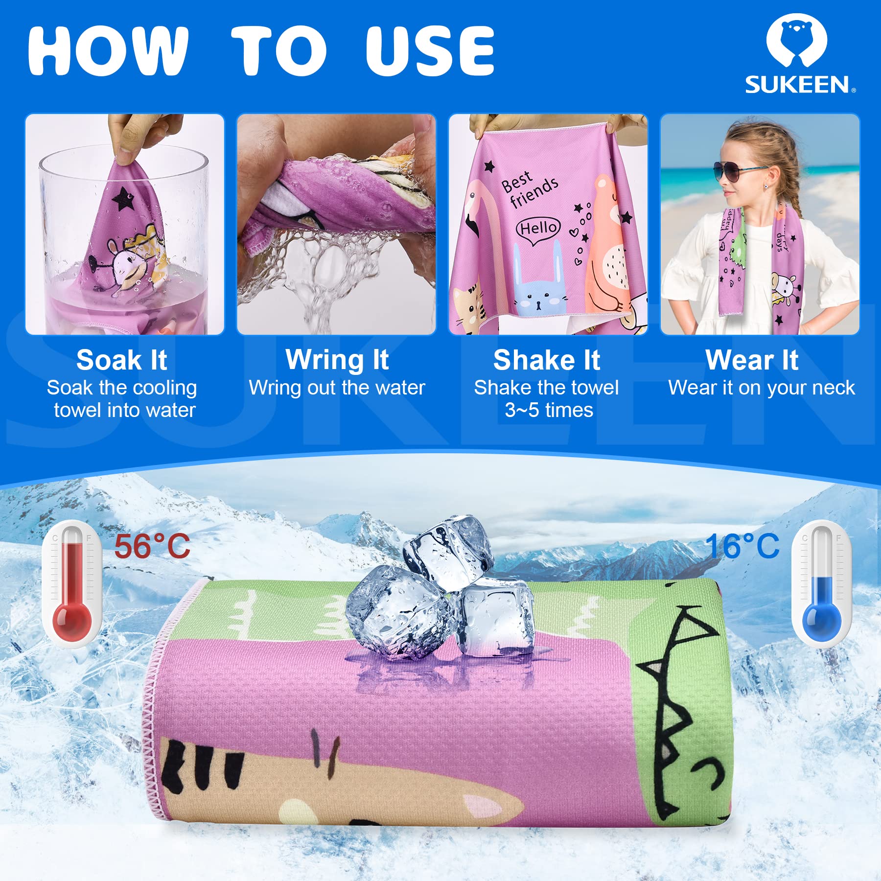 Sukeen Mini Cooling Towels 31
