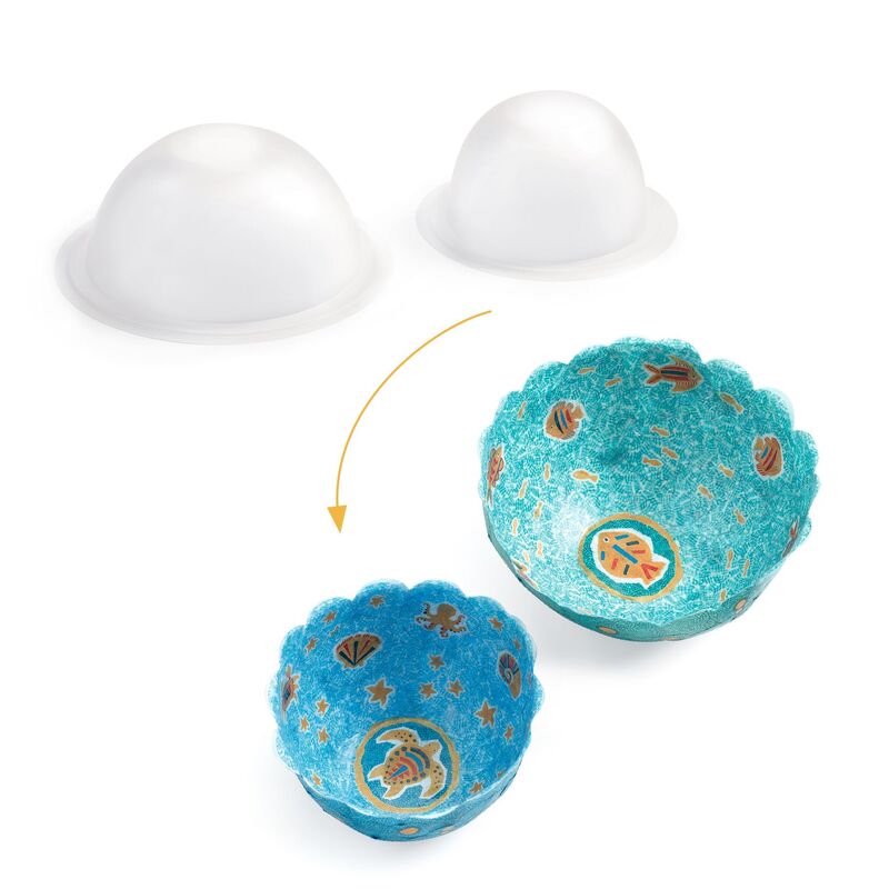 DIY Sea Bowls - Handmade Ceramic Bowls for Home Decor, Kitchen & Dining - Perfect for Soups, Salads, and Nautical-Themed Parties