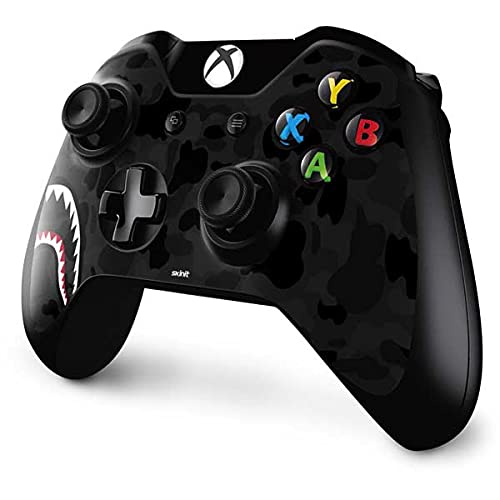Skinit Custom Gaming Skin for Xbox One Controller - Shark Teeth Grey Street Camo Design | Durable Protective Decal for Enhanced Grip & Style | Perfect for Gamers, Collectors & Customization Enthusiasts