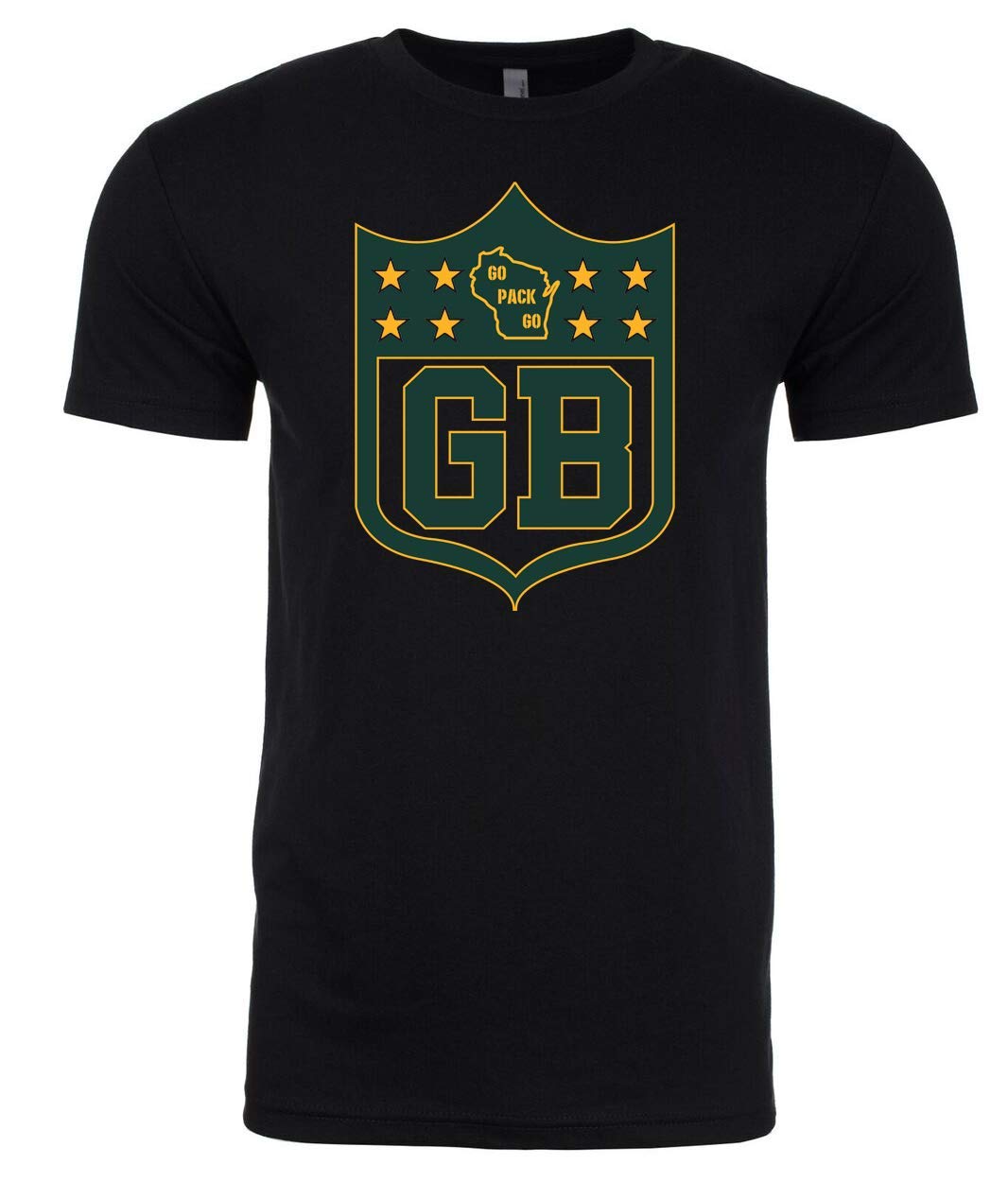 Green Bay Packers Crest Shirt for Men - Premium American Football Fan Apparel - Perfect for Game Day, Tailgating & Sports Events