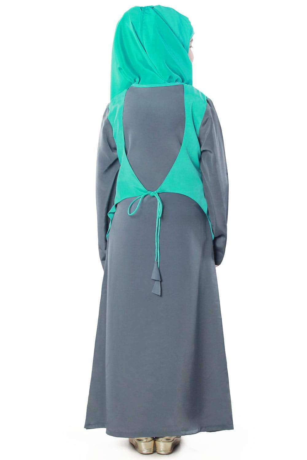 Rabithah Kid's Abaya - Islamic Prayer Dress for Girls - Perfect for Eid, Mosque & Special Occasions