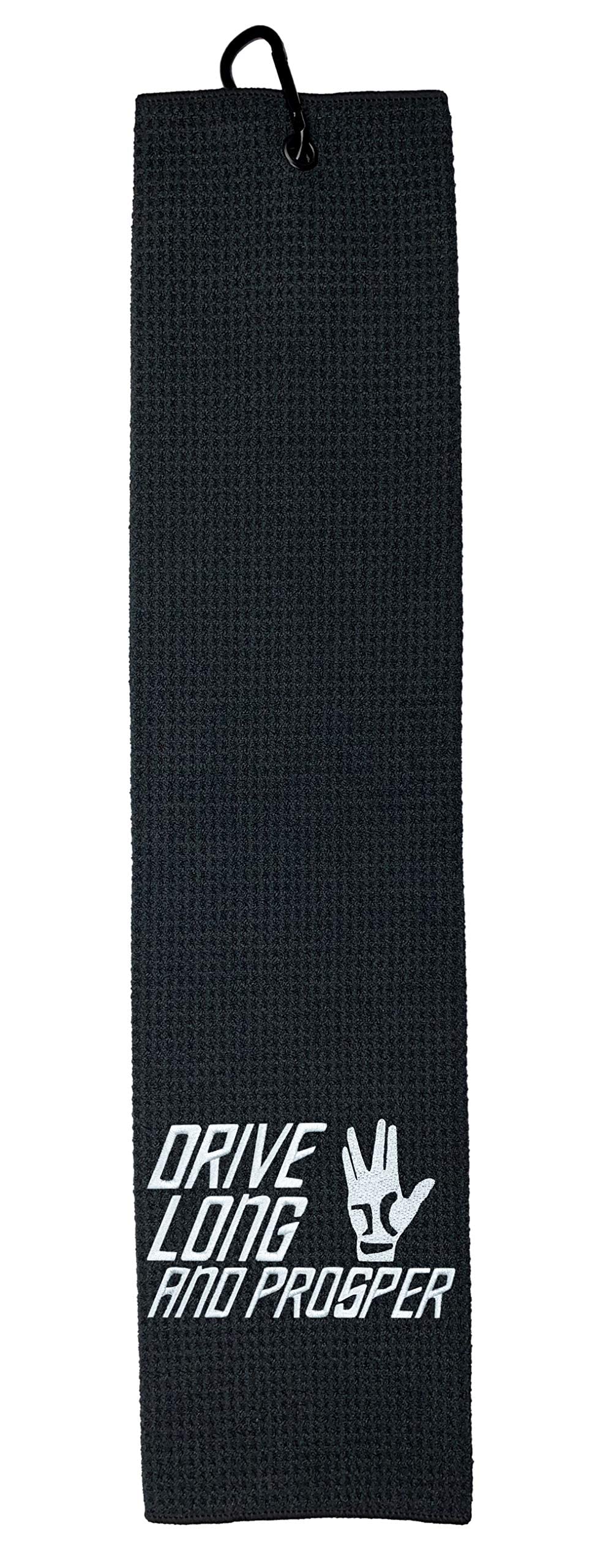 Wolf Golf Towels | Premium Embroidered Funny Golf Towel for Men | Long Drive Golf Accessories | Unique Golf Gifts for Men | Perfect for Course Play & Tournament Use