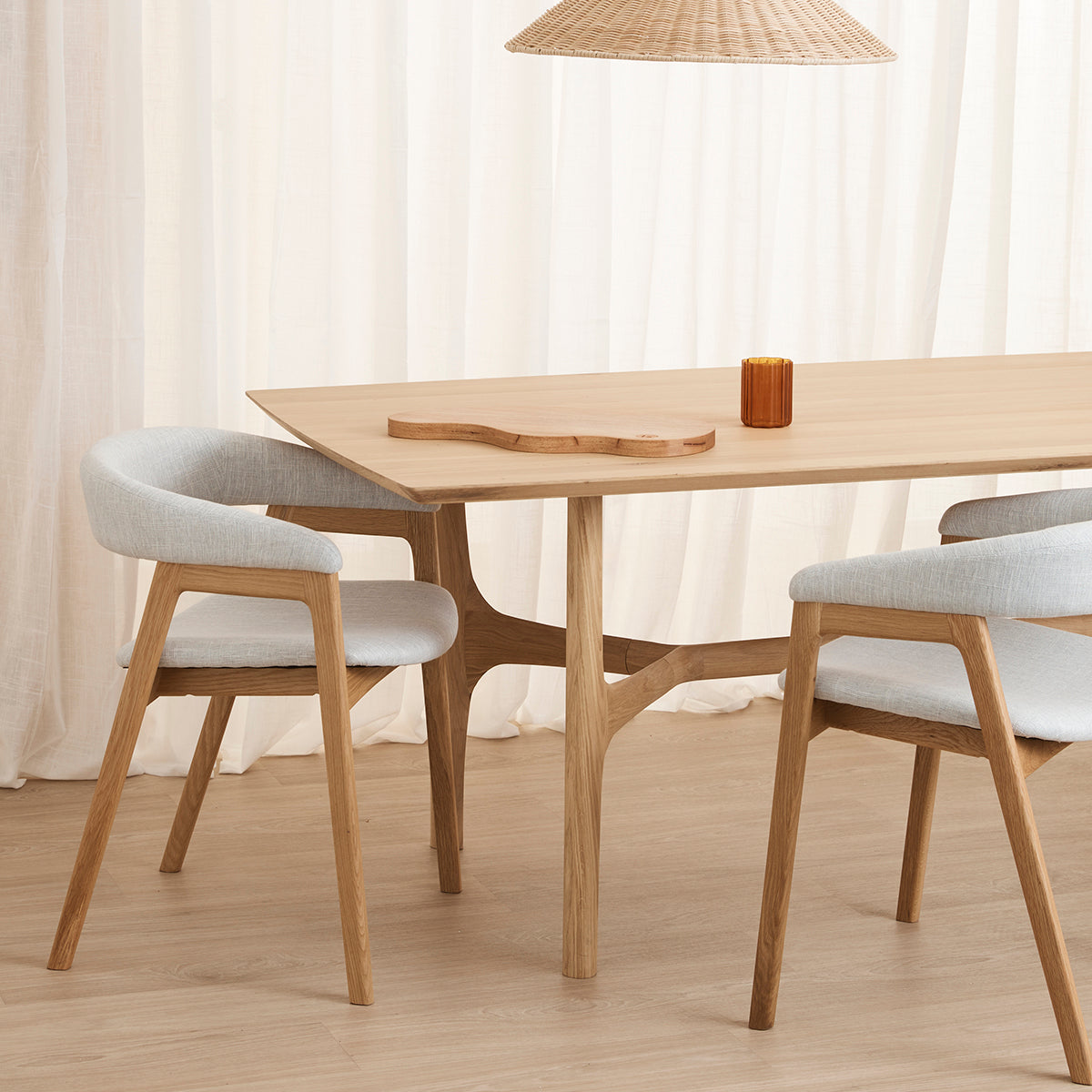 Concorde Fabric Dining Arm Chair - Modern Upholstered Side Chair for Kitchen, Dining Room & Office - Comfortable & Stylish Seating Solution