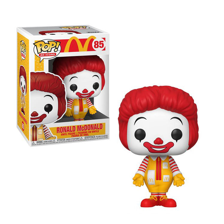 Funko Pop! Vinyl Figure: McDonald's Ronald McDonald [Ad Icons Collection] - Perfect for Fast Food Fans & Collectors