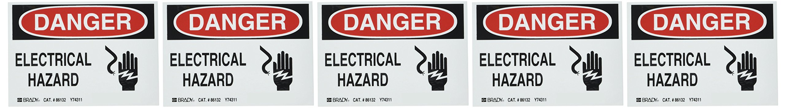 Brady 86132 Professional Equipment Label – 5