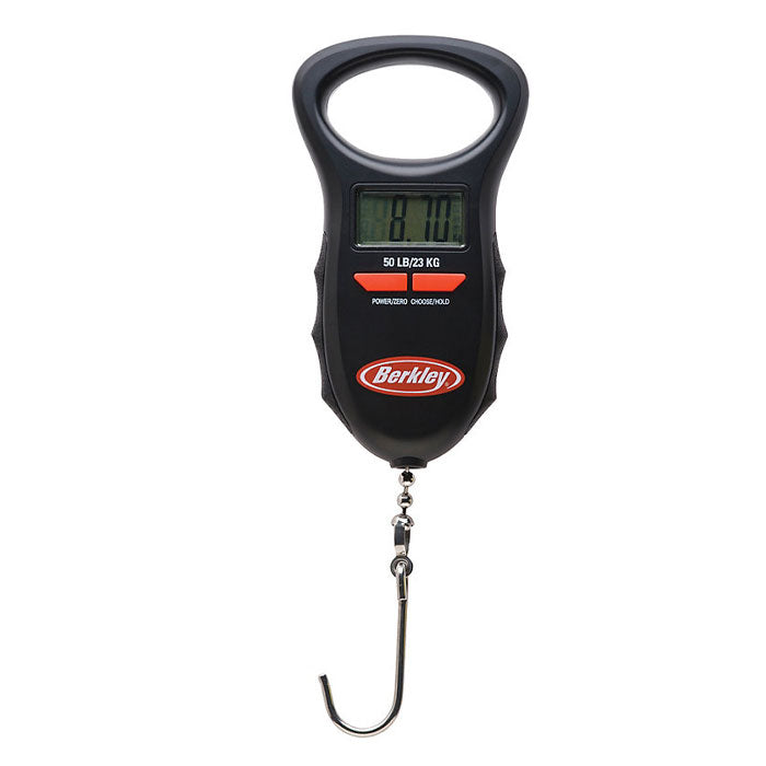 Berkley Portable Digital Fish Scale 50lb/23kg - Accurate Handheld Fishing Scale for Bass, Trout, Salmon - Perfect for Anglers, Camping, Boating & Outdoor Adventures