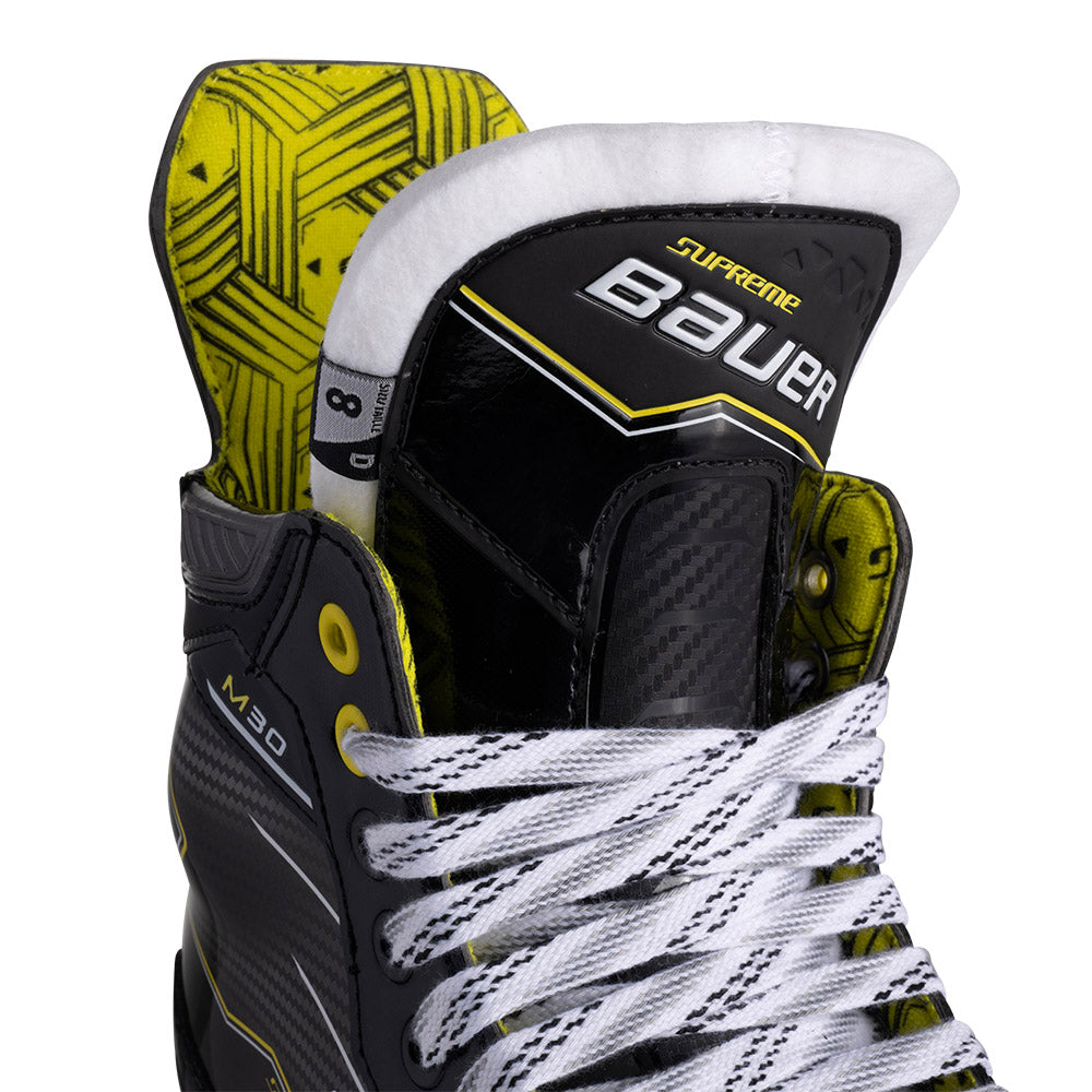 Bauer Supreme M30 Senior Ice Hockey Skates - Professional Performance Skates for Men - Perfect for Competitive Games & Ice Rink Training