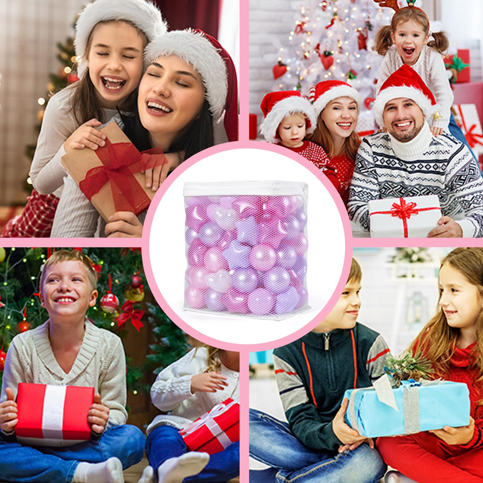 Non-Toxic Crush-Proof Play Balls for Toddlers - Pack of 50/100/200 | 2.2-Inch Plastic Shape Balls | BPA-Free & Phthalate-Free | Safe for Indoor Playpens, Sensory Play & Kids Birthday Parties