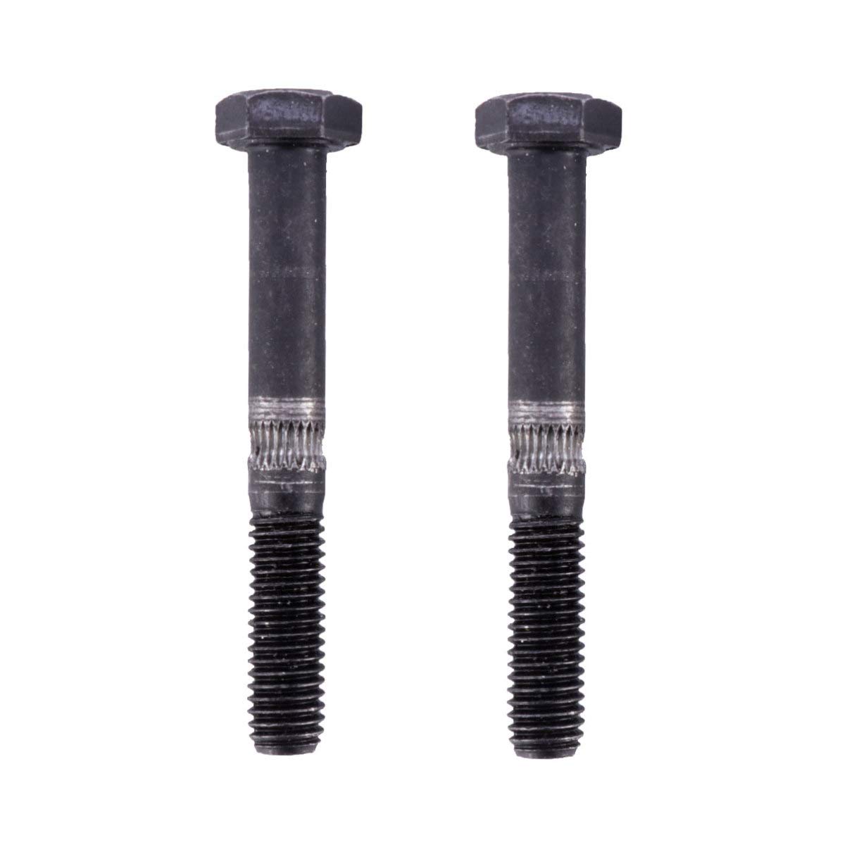 2pcs Extruder Wire Shaft & Silk Cord Caulking Tips Set - Black Metal Furniture Screws with Hobbed Bolt & 3-Fold Pocket Hole Design | Perfect for DIY Furniture Assembly, Woodworking Projects & Home Repairs