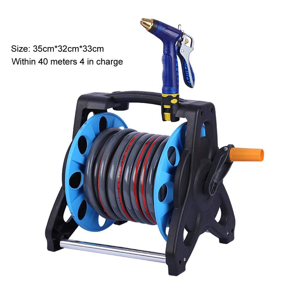 **Heavy Duty Garden Hose Reel Rack - High Pressure Car Wash & Watering Hose Storage Organizer - Perfect for Home, Lawn, Garden & Outdoor Use**