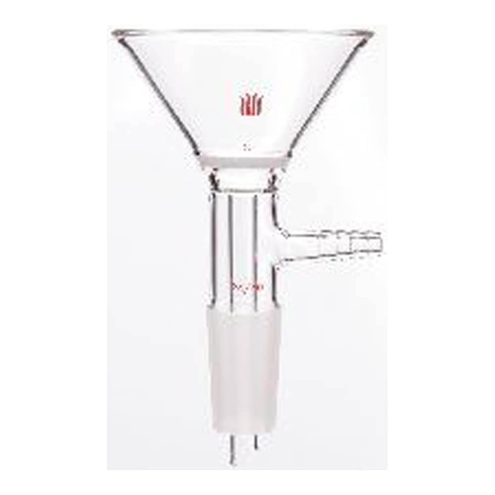 Synthware 75mm Filter Funnel with 24/40 Joint - Medium Size for Laboratory & Chemistry Use - Perfect for Filtration, Distillation & Scientific Experiments