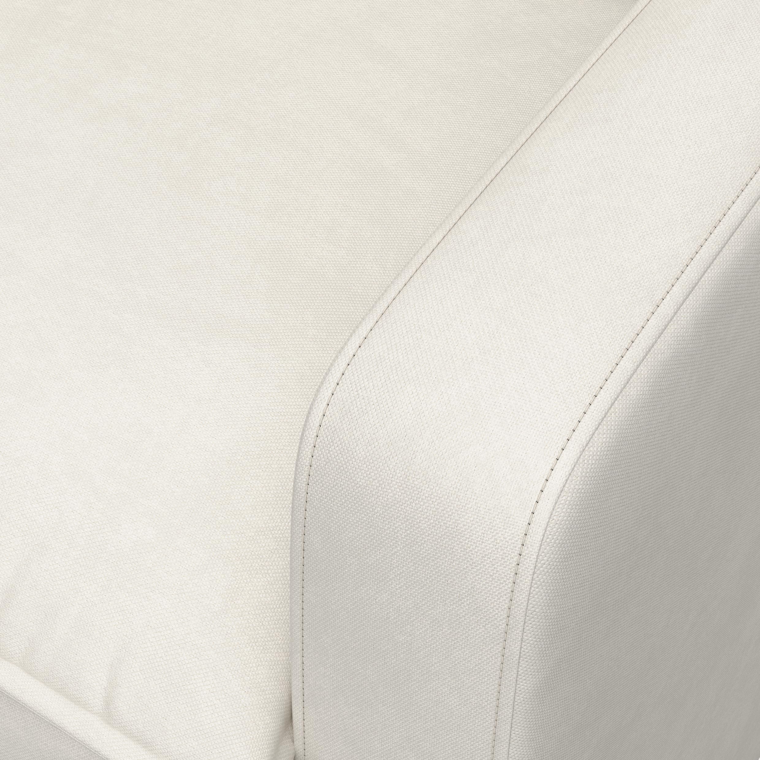 Storkcraft Timeless Reclining Glider Chair with USB Port - 360° Swivel Base, Extendable Footrest & Supportive Cushions, Ivory Fabric Upholstery for Nursery, Living Room & Relaxation