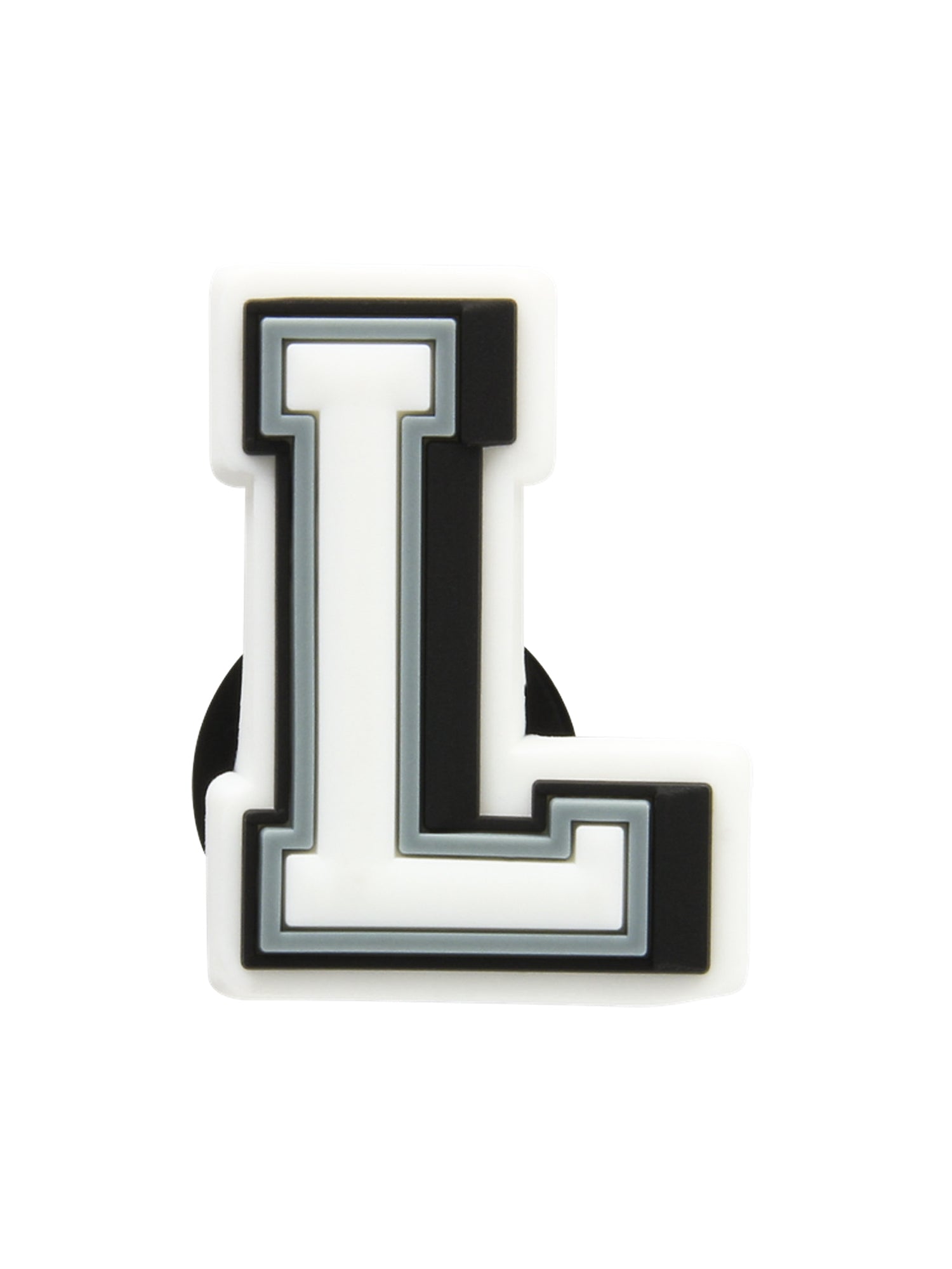 Crocs Jibbitz Letter L Charms - Customizable Shoe Accessories for Crocs Clogs & Sandals - Perfect for Personalizing Kids & Adults Footwear - Great for Gifts, School, Work & Everyday Wear